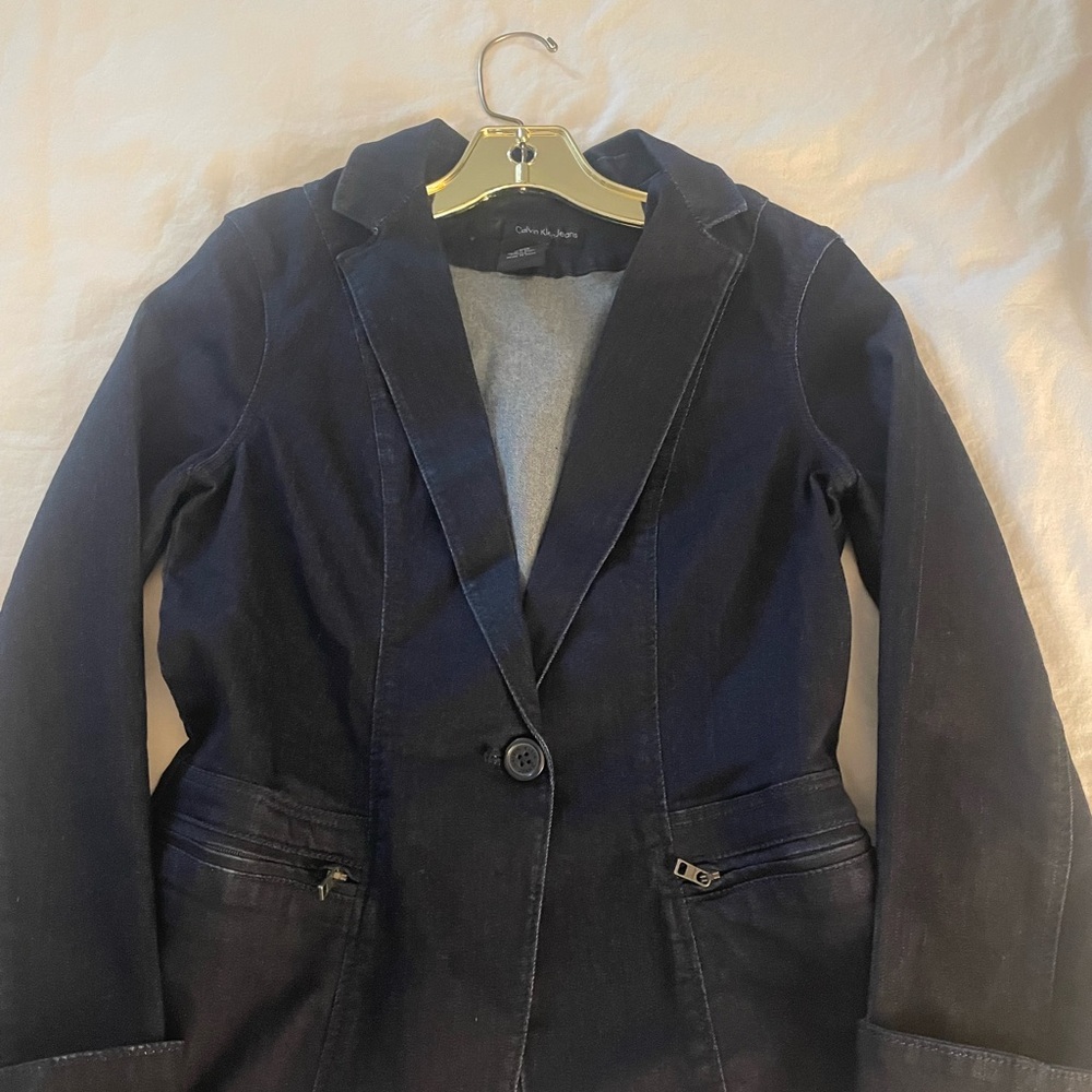 Calvin Klein Denim Blazer